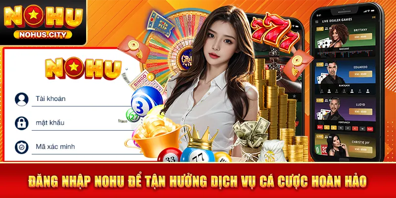 Đăng nhập NOHU để tận hưởng dịch vụ cá cược hoàn hảo